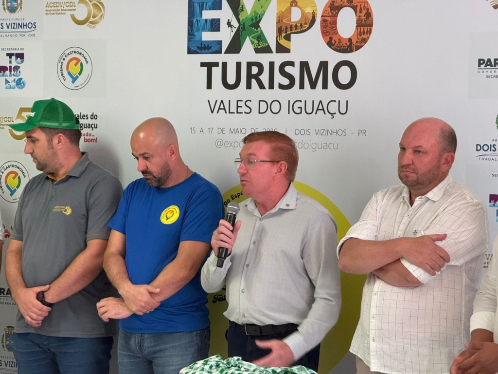 A primeira Expo Turismo Vales do Iguaçu será realizada em Dois Vizinhos em maio