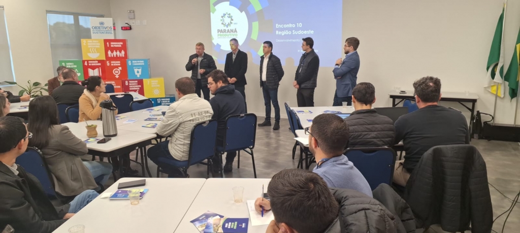 A região Sudoeste do Paraná recebeu a etapa presencial da capacitação em Desenvolvimento Territorial do Programa Paraná Produtivo